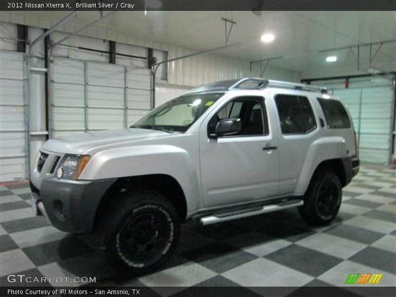 Brilliant Silver / Gray 2012 Nissan Xterra X