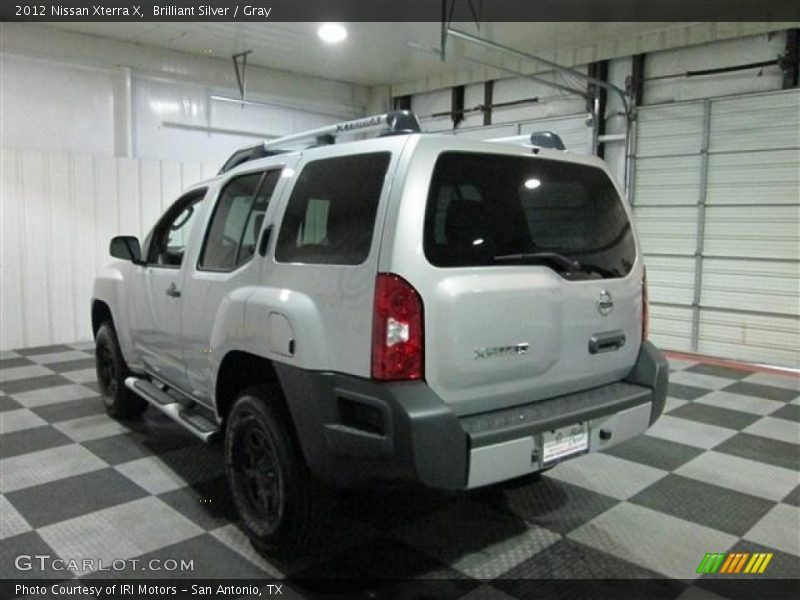 Brilliant Silver / Gray 2012 Nissan Xterra X