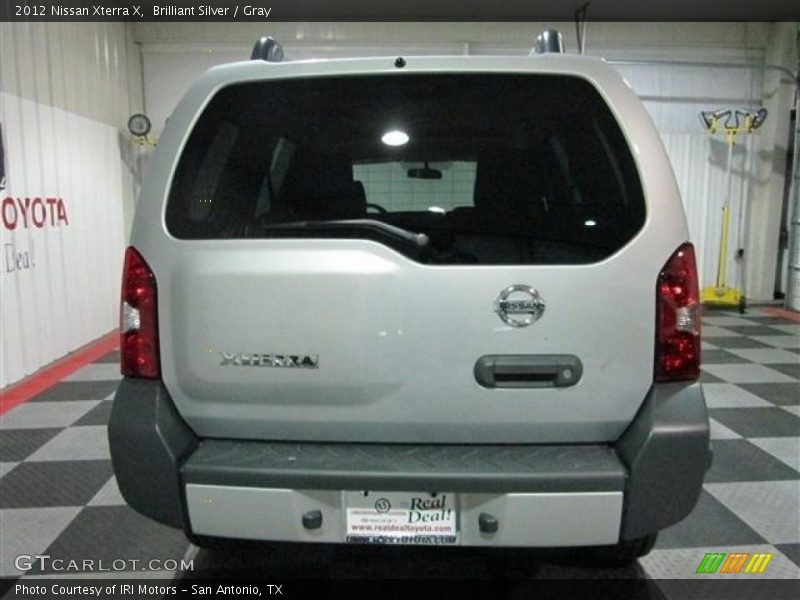 Brilliant Silver / Gray 2012 Nissan Xterra X