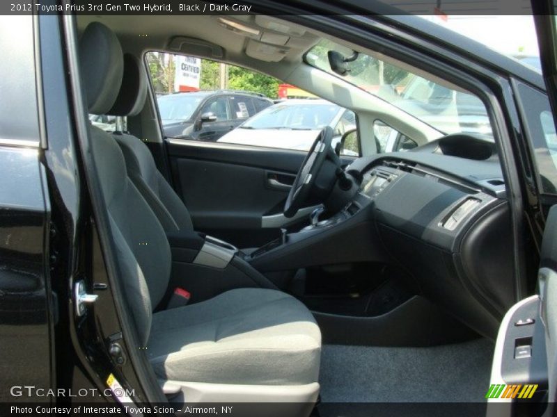 Black / Dark Gray 2012 Toyota Prius 3rd Gen Two Hybrid
