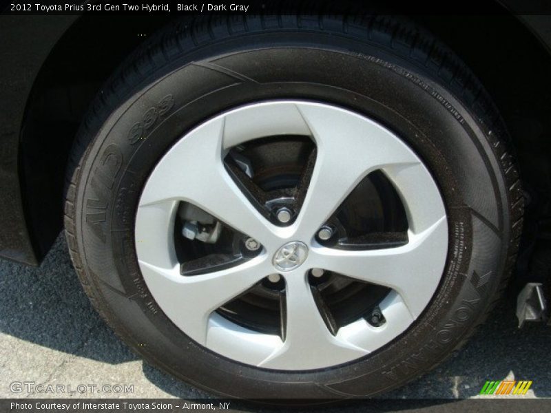 Black / Dark Gray 2012 Toyota Prius 3rd Gen Two Hybrid