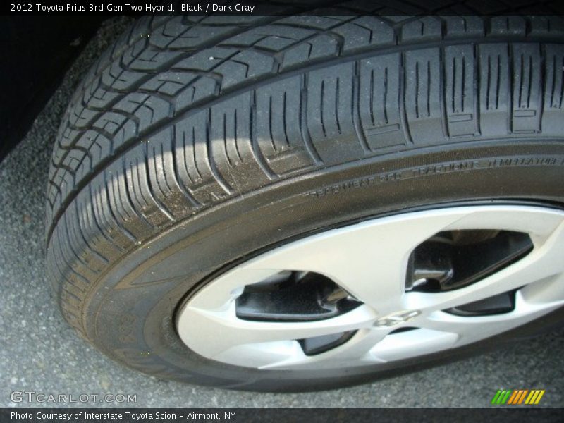 Black / Dark Gray 2012 Toyota Prius 3rd Gen Two Hybrid