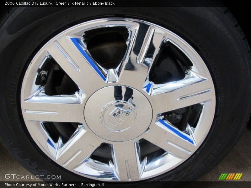 Green Silk Metallic / Ebony Black 2006 Cadillac DTS Luxury