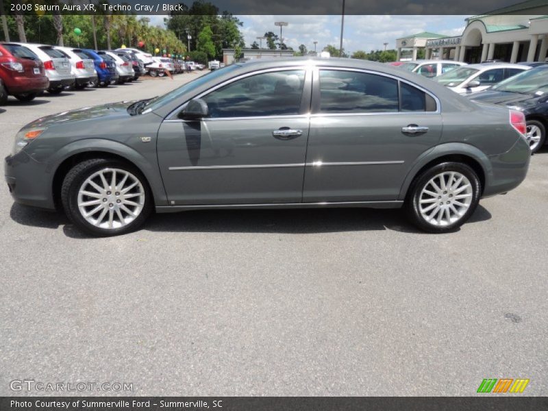Techno Gray / Black 2008 Saturn Aura XR
