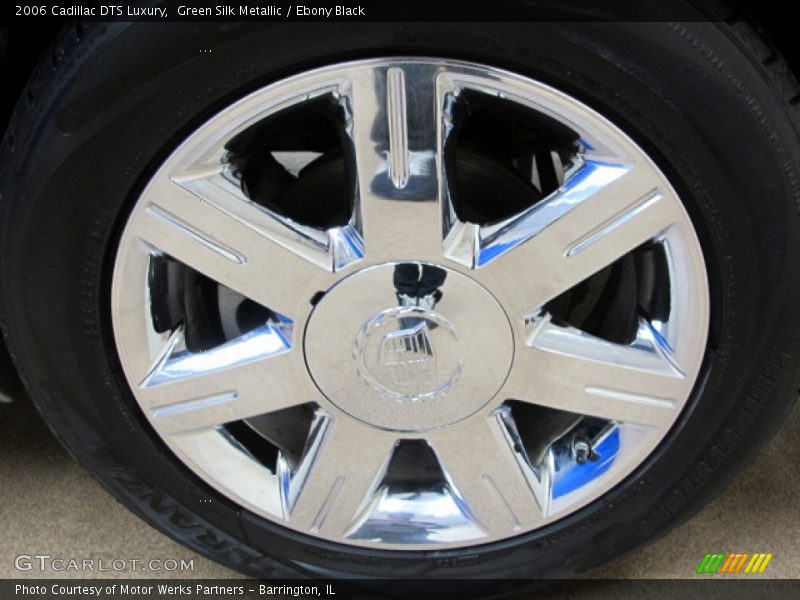 Green Silk Metallic / Ebony Black 2006 Cadillac DTS Luxury