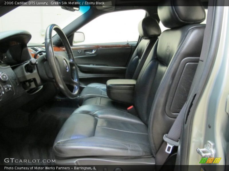 Green Silk Metallic / Ebony Black 2006 Cadillac DTS Luxury