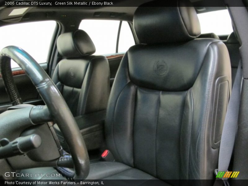 Green Silk Metallic / Ebony Black 2006 Cadillac DTS Luxury
