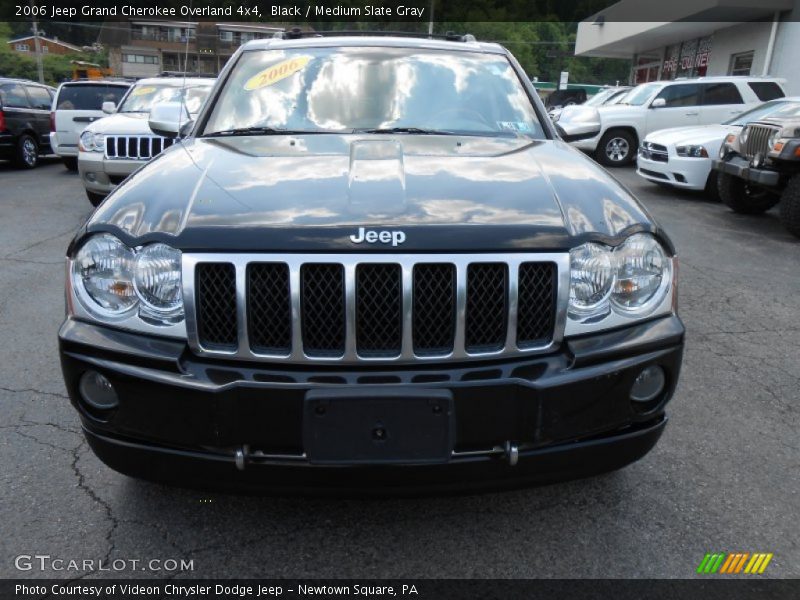 Black / Medium Slate Gray 2006 Jeep Grand Cherokee Overland 4x4