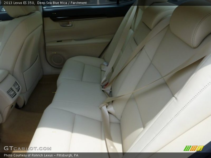Deep Sea Blue Mica / Parchment 2013 Lexus ES 350
