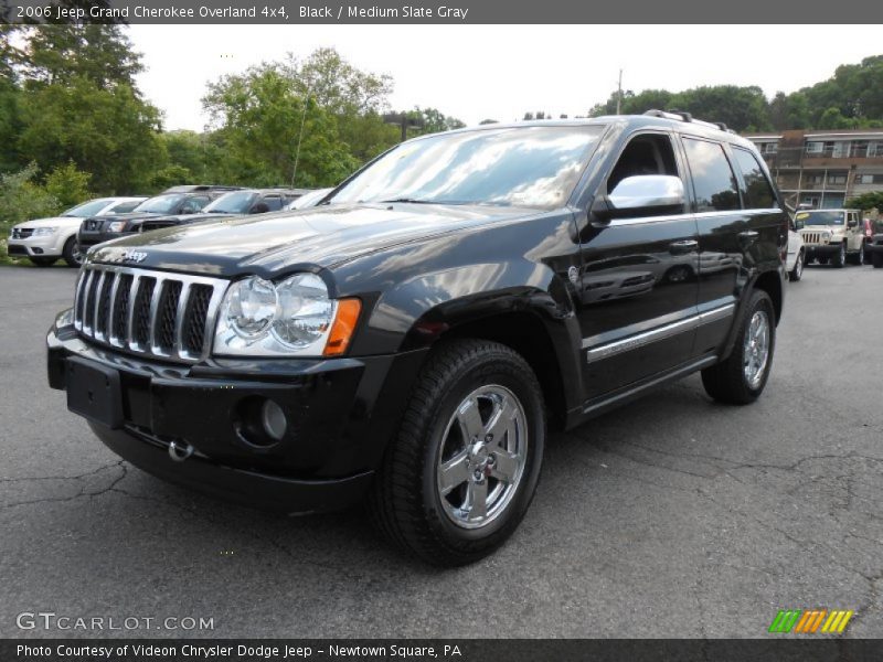 Black / Medium Slate Gray 2006 Jeep Grand Cherokee Overland 4x4