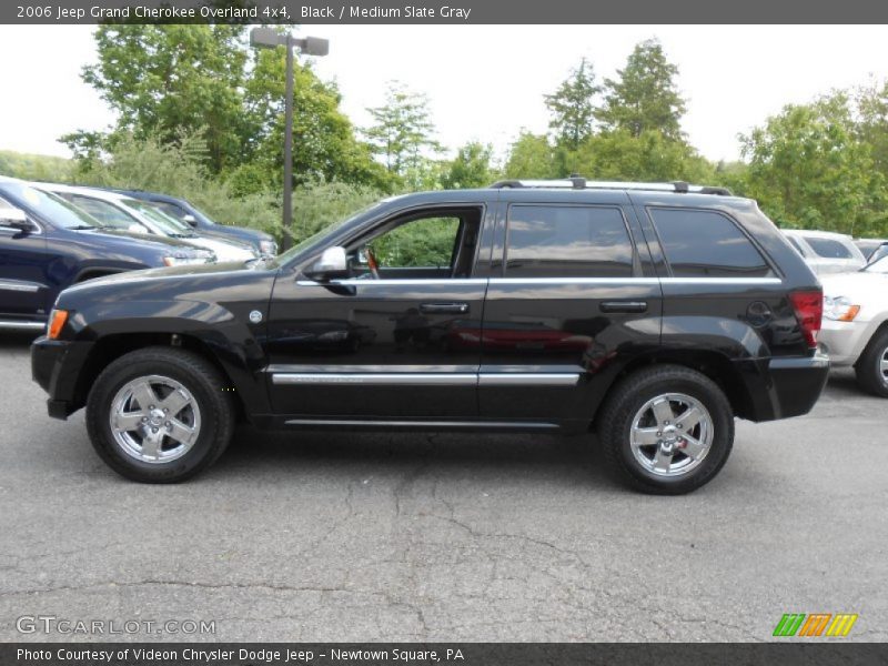 Black / Medium Slate Gray 2006 Jeep Grand Cherokee Overland 4x4