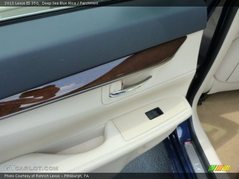 Deep Sea Blue Mica / Parchment 2013 Lexus ES 350