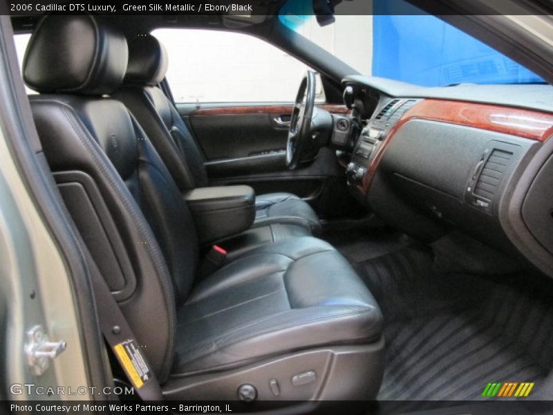 Green Silk Metallic / Ebony Black 2006 Cadillac DTS Luxury