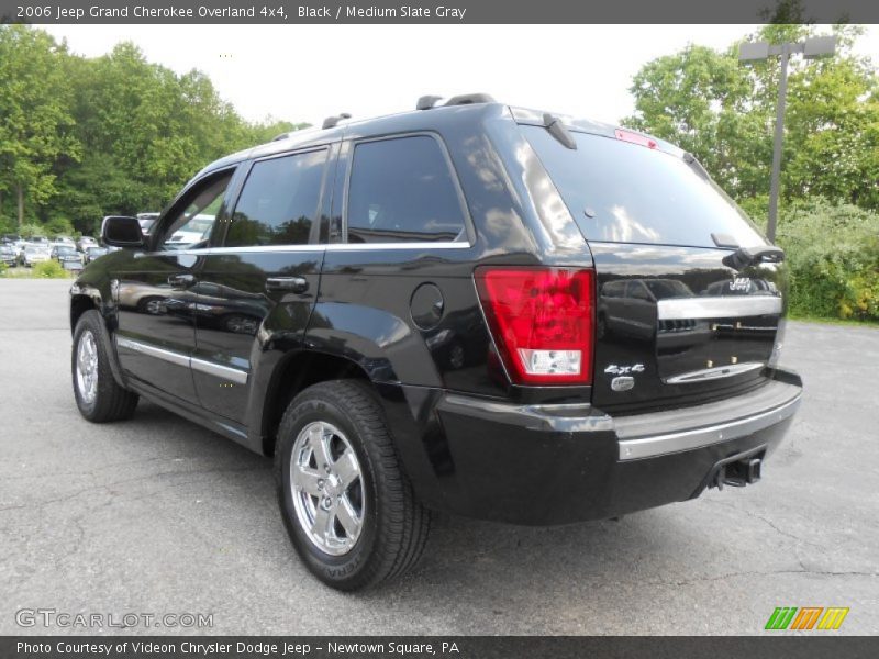 Black / Medium Slate Gray 2006 Jeep Grand Cherokee Overland 4x4