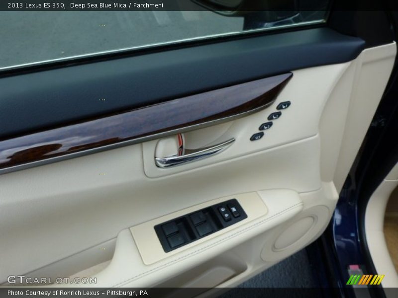 Deep Sea Blue Mica / Parchment 2013 Lexus ES 350