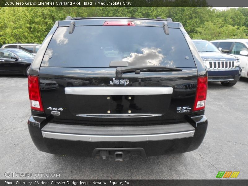 Black / Medium Slate Gray 2006 Jeep Grand Cherokee Overland 4x4