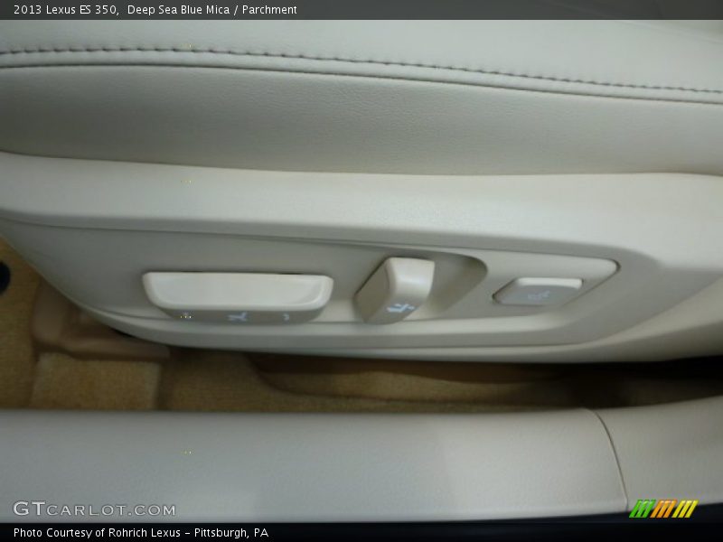 Deep Sea Blue Mica / Parchment 2013 Lexus ES 350