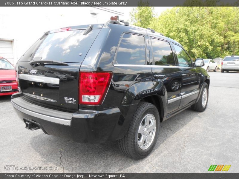 Black / Medium Slate Gray 2006 Jeep Grand Cherokee Overland 4x4