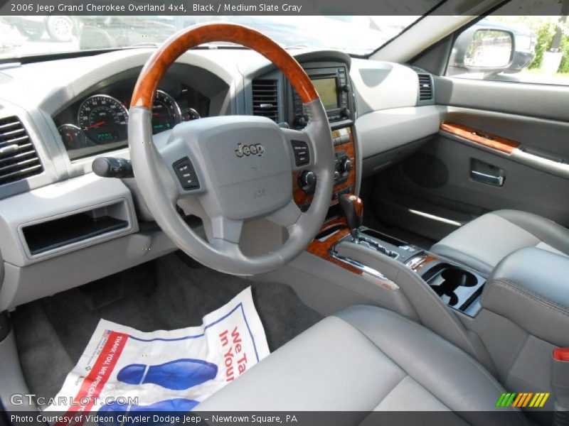 Black / Medium Slate Gray 2006 Jeep Grand Cherokee Overland 4x4