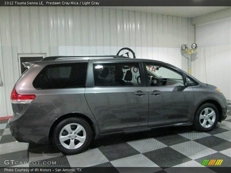 Predawn Gray Mica / Light Gray 2012 Toyota Sienna LE