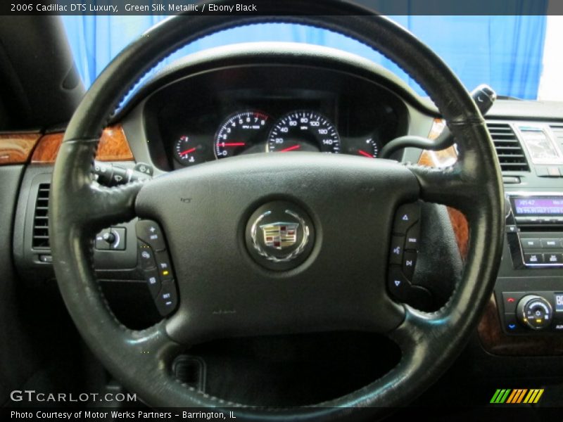 Green Silk Metallic / Ebony Black 2006 Cadillac DTS Luxury