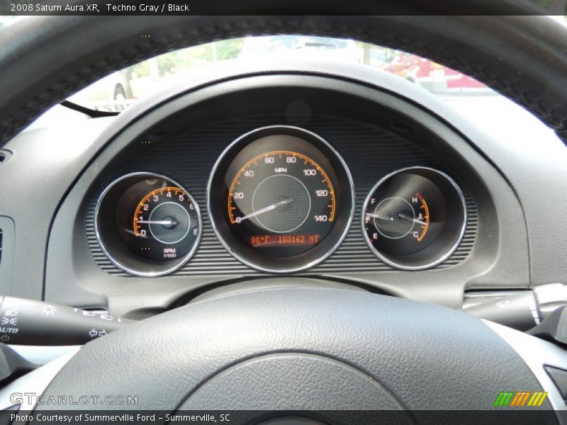 Techno Gray / Black 2008 Saturn Aura XR