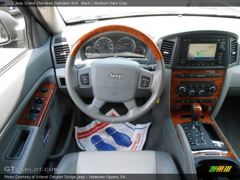 Black / Medium Slate Gray 2006 Jeep Grand Cherokee Overland 4x4