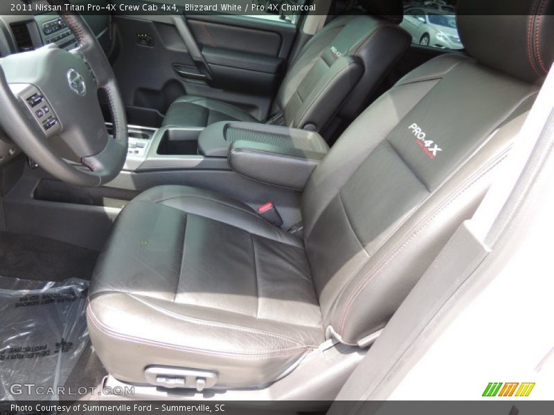 Blizzard White / Pro 4X Charcoal 2011 Nissan Titan Pro-4X Crew Cab 4x4