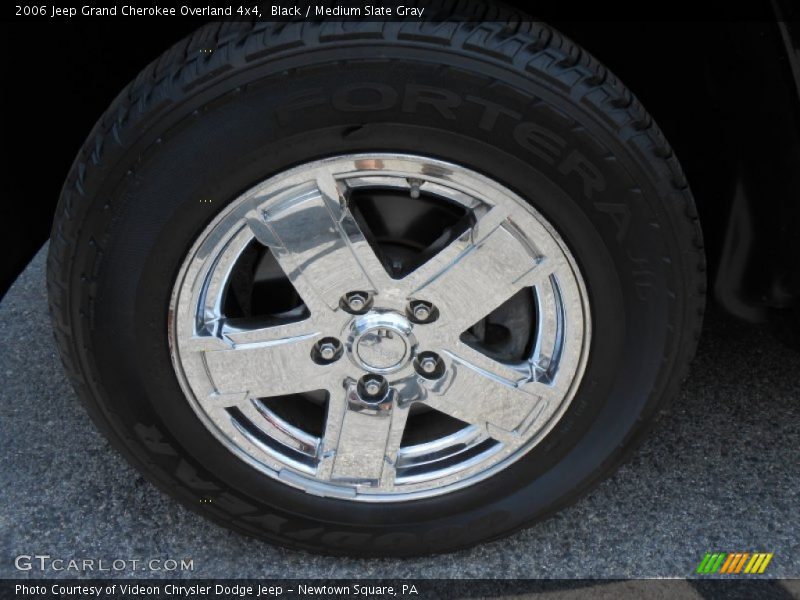 Black / Medium Slate Gray 2006 Jeep Grand Cherokee Overland 4x4