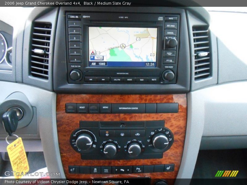 Black / Medium Slate Gray 2006 Jeep Grand Cherokee Overland 4x4