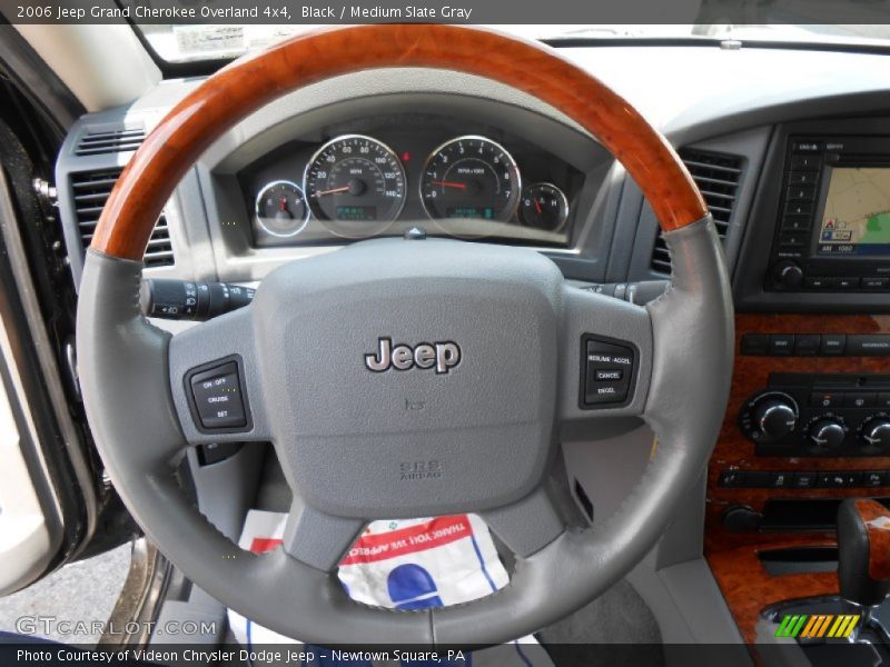Black / Medium Slate Gray 2006 Jeep Grand Cherokee Overland 4x4
