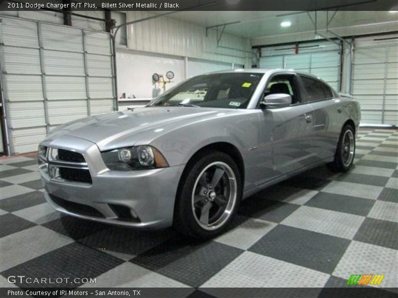 Billett Silver Metallic / Black 2011 Dodge Charger R/T Plus