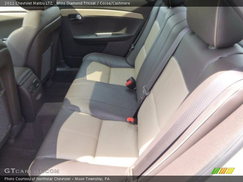 White Diamond Tricoat / Cocoa/Cashmere 2011 Chevrolet Malibu LTZ