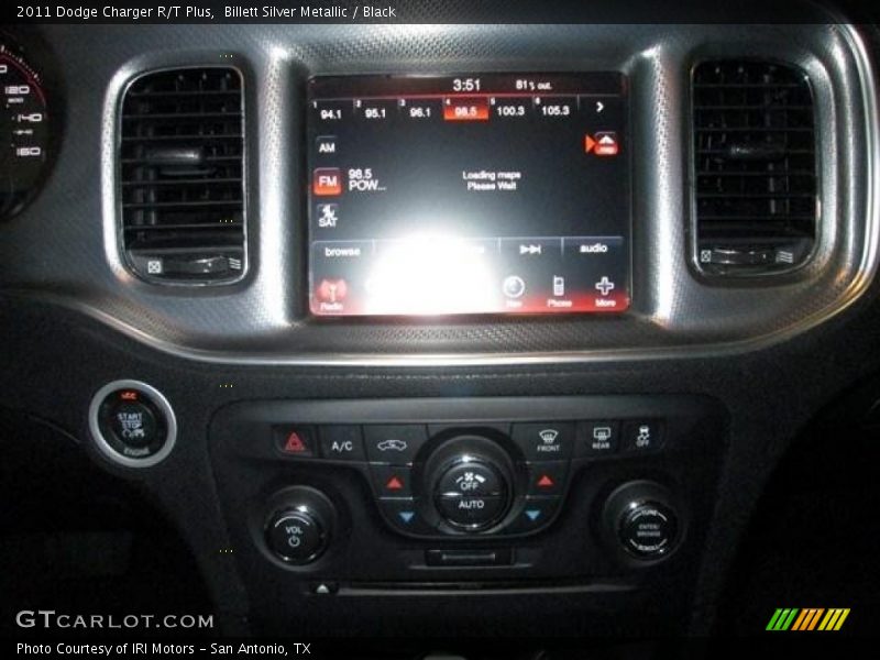 Billett Silver Metallic / Black 2011 Dodge Charger R/T Plus