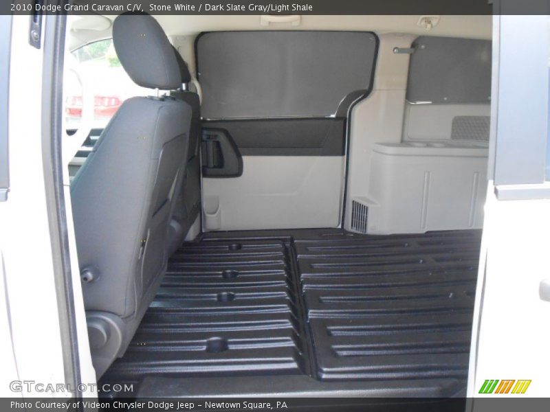 Stone White / Dark Slate Gray/Light Shale 2010 Dodge Grand Caravan C/V