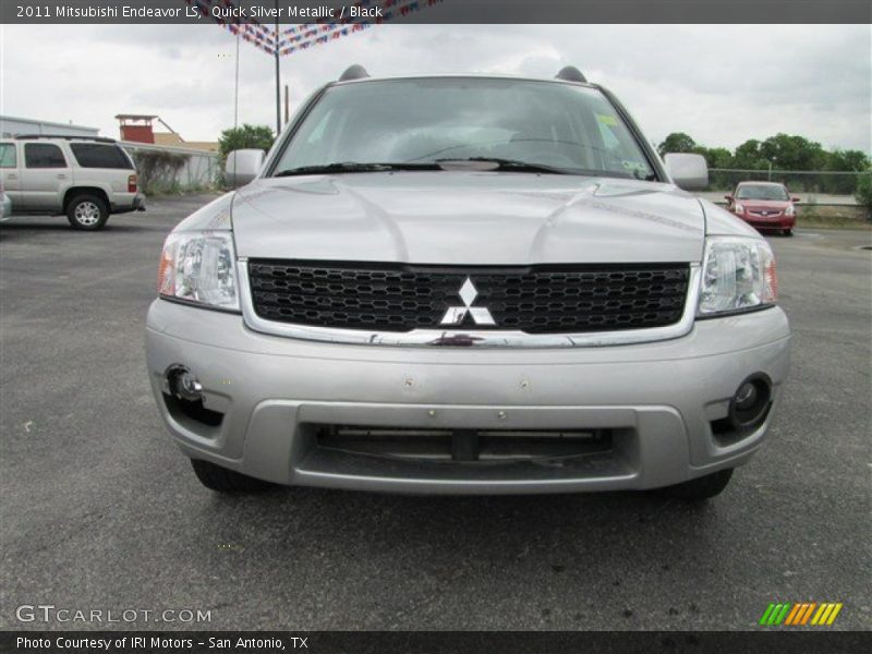 Quick Silver Metallic / Black 2011 Mitsubishi Endeavor LS