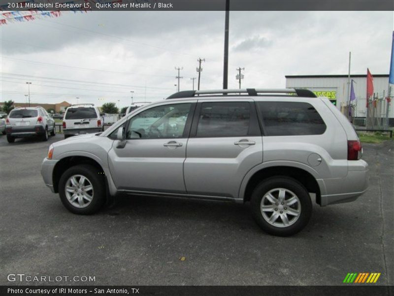 Quick Silver Metallic / Black 2011 Mitsubishi Endeavor LS