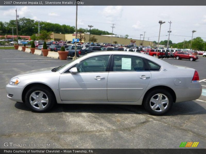 Silverstone Metallic / Gray 2007 Chevrolet Impala LS