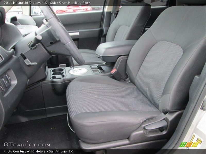 Quick Silver Metallic / Black 2011 Mitsubishi Endeavor LS