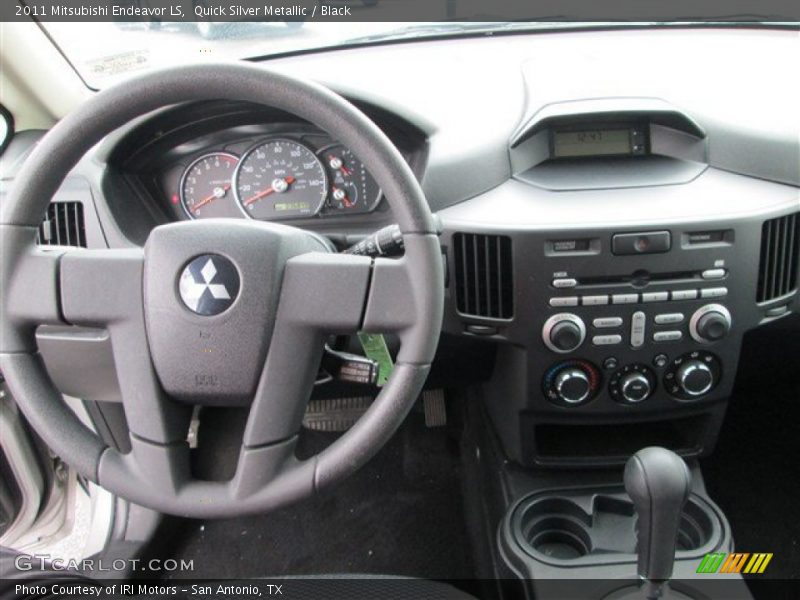 Quick Silver Metallic / Black 2011 Mitsubishi Endeavor LS