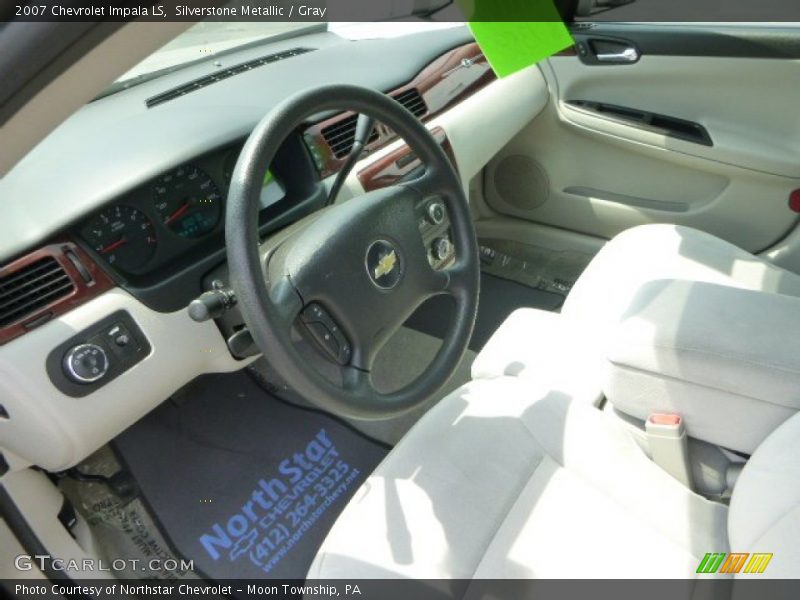 Silverstone Metallic / Gray 2007 Chevrolet Impala LS