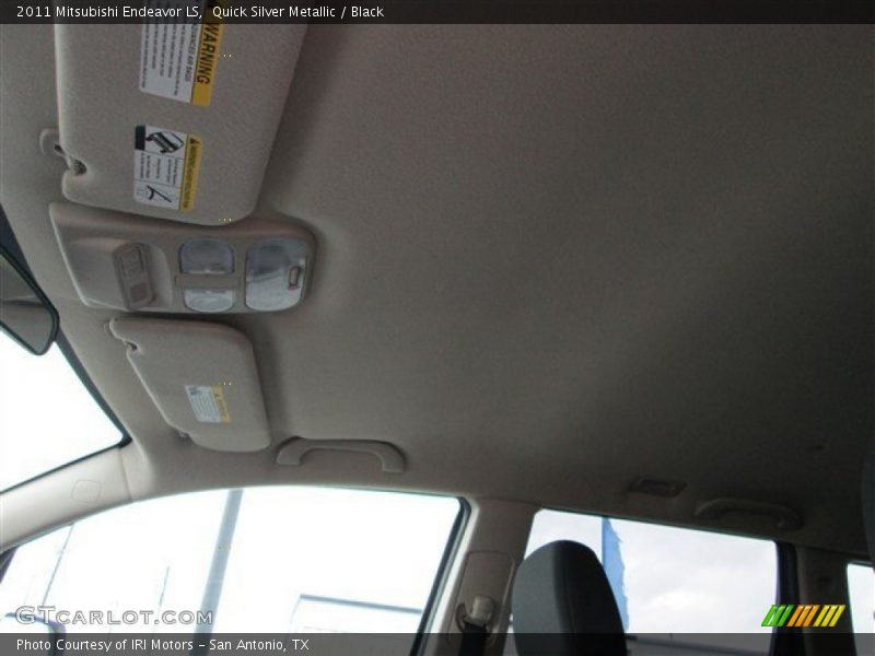 Quick Silver Metallic / Black 2011 Mitsubishi Endeavor LS