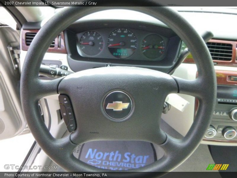 Silverstone Metallic / Gray 2007 Chevrolet Impala LS