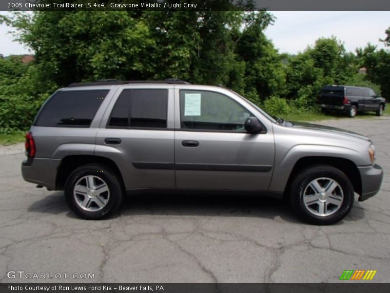 Graystone Metallic / Light Gray 2005 Chevrolet TrailBlazer LS 4x4