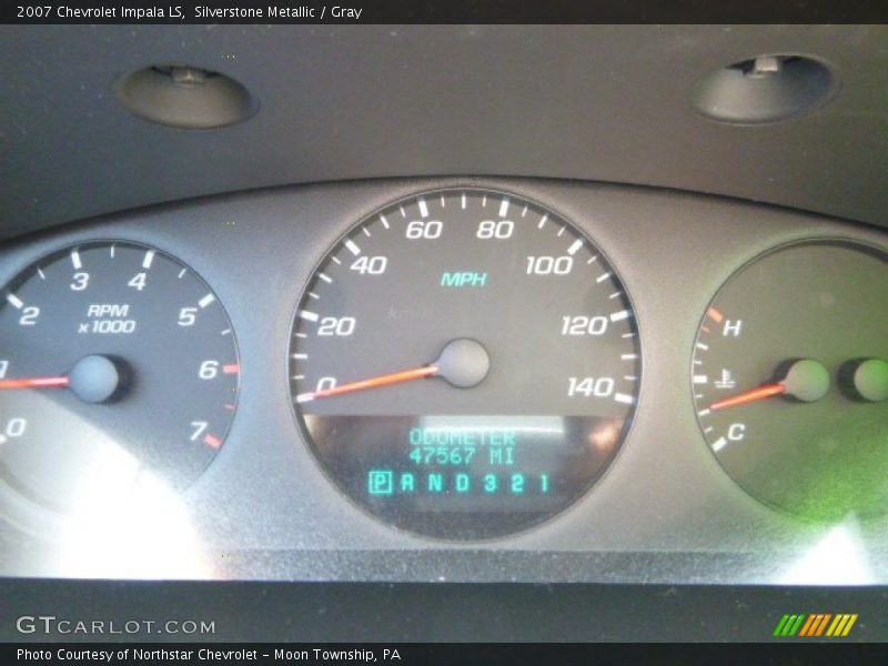 Silverstone Metallic / Gray 2007 Chevrolet Impala LS