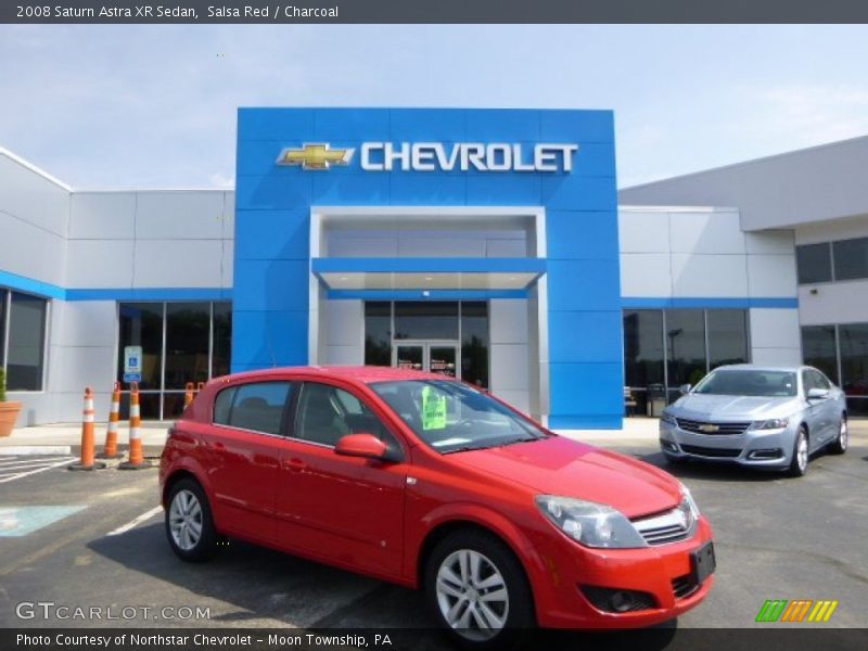 Salsa Red / Charcoal 2008 Saturn Astra XR Sedan