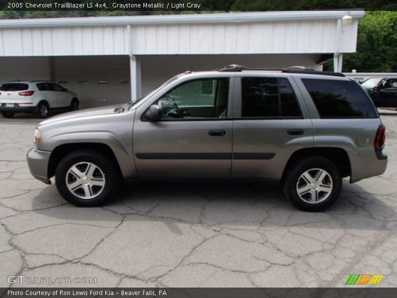 Graystone Metallic / Light Gray 2005 Chevrolet TrailBlazer LS 4x4
