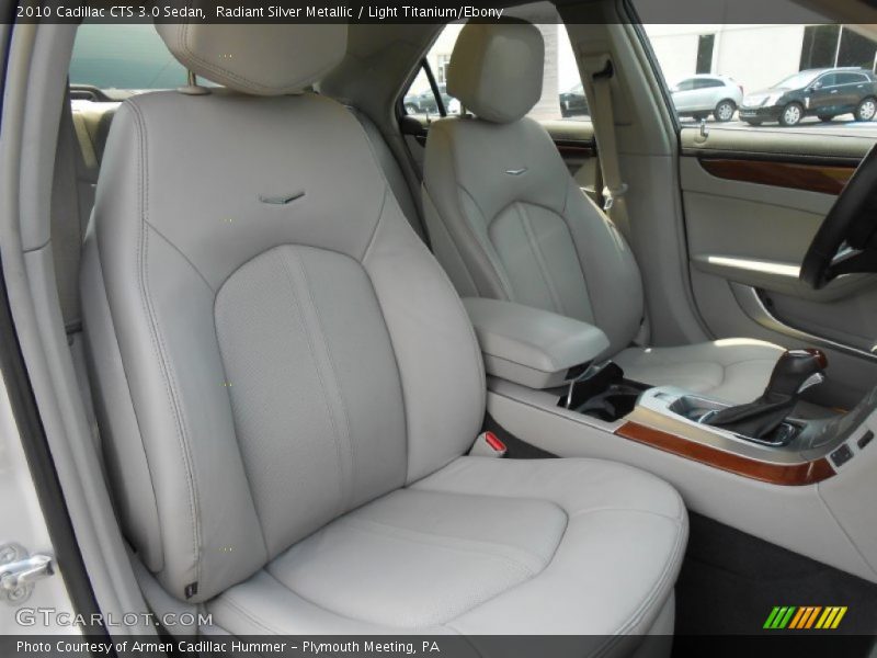 Radiant Silver Metallic / Light Titanium/Ebony 2010 Cadillac CTS 3.0 Sedan