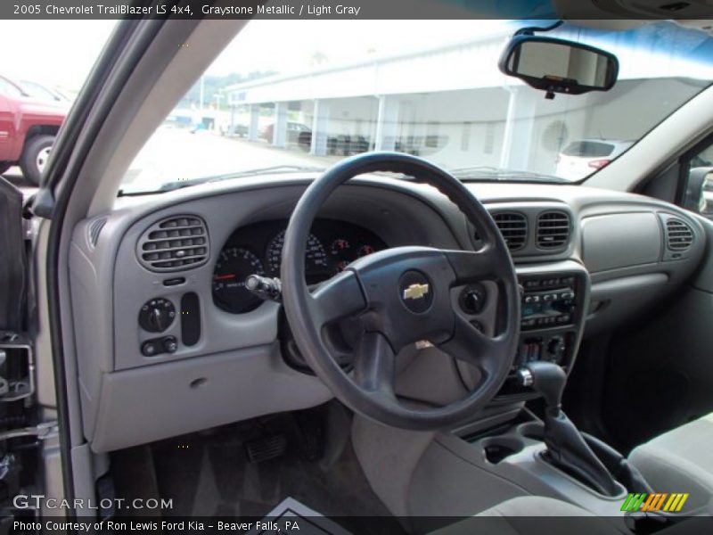 Graystone Metallic / Light Gray 2005 Chevrolet TrailBlazer LS 4x4