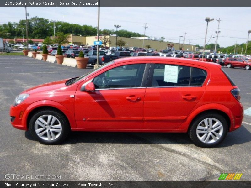 Salsa Red / Charcoal 2008 Saturn Astra XR Sedan